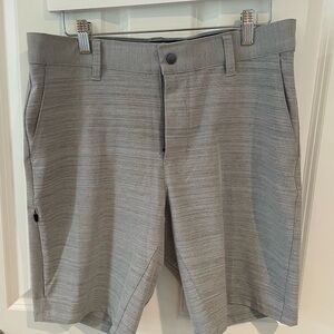 BYLT Basics Gray Flat Front Shorts